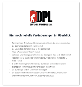 DIE DPL VERÄNDERT SICH