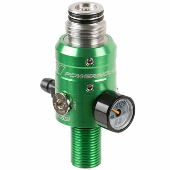 PowerHouse_TKO_Paintball_HP_Regulator_300Bar_4500PSI_GREEN_side