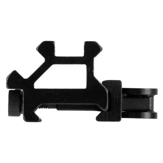 Weaverschiene_Weaverrail_Visier_Erhoehung_mit_45_Grad_Offset_incl_Schnellspanner_14cm_offset